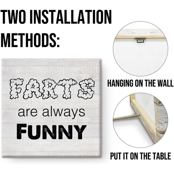 Humorous Wall Art with Funny Quote NWT - Picture 3 of 4